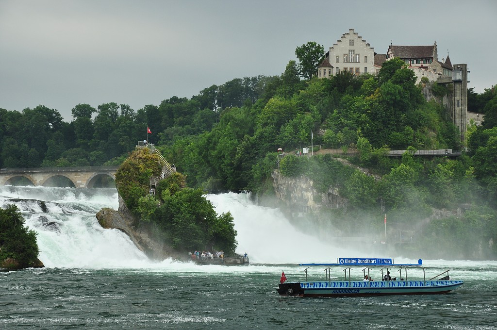 Rýnské vodop., Schaffhausen, Švýcarsko 