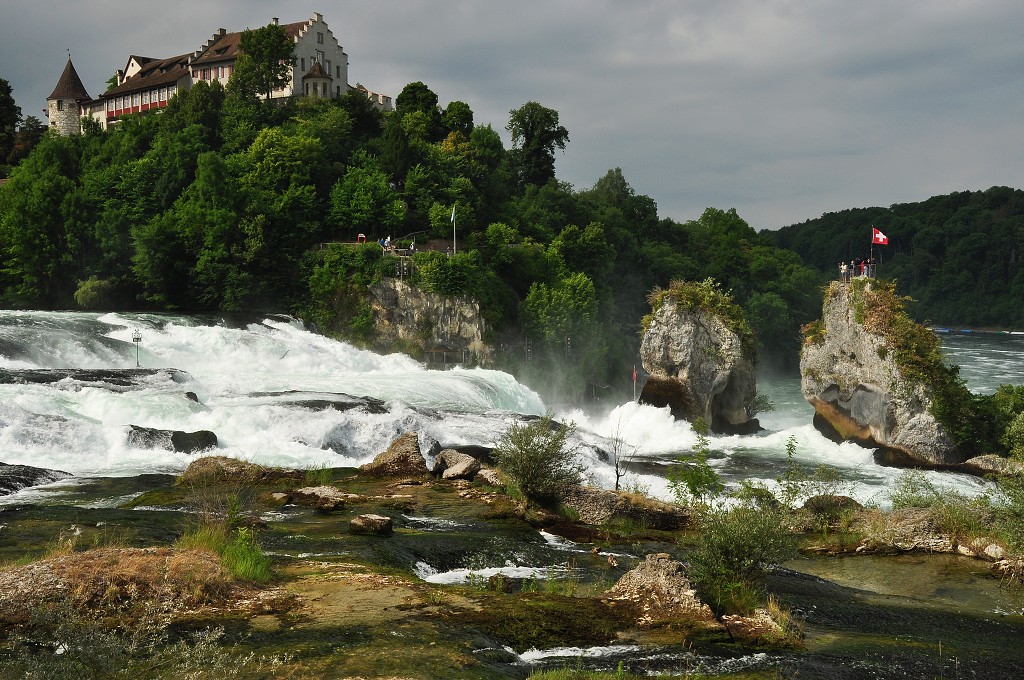 Rýnské vodop., Schaffhausen, Švýcarsko 