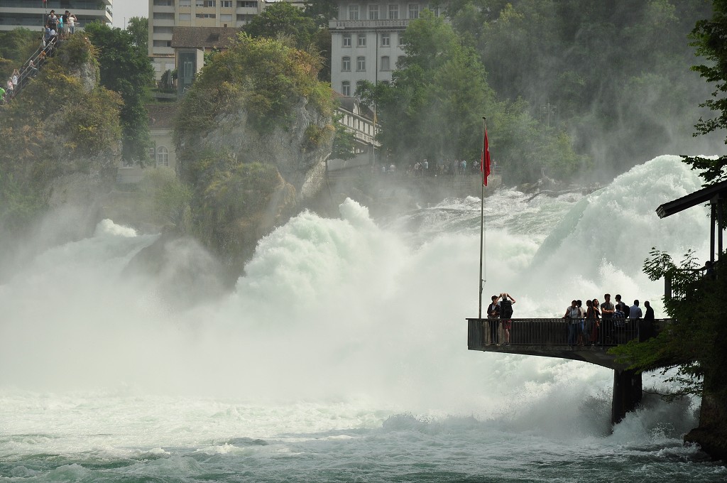 Rýnské vodop., Schaffhausen, Švýcarsko 