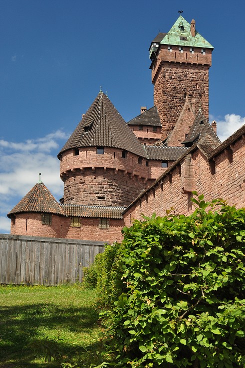 hrad Koenigsbourg, Alsasko, Francie 