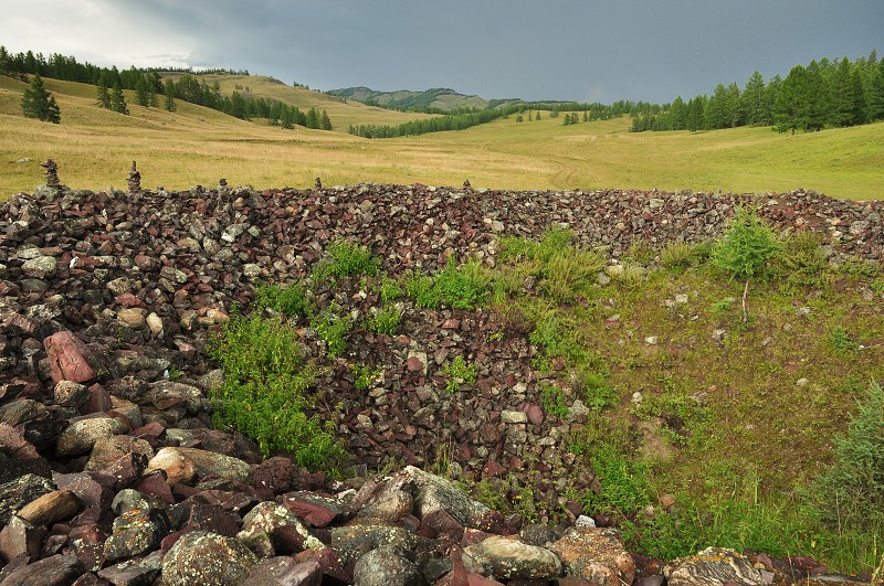 Altaj 2009 - Pazyrkské kurgany-mezi Ulaganem a Katu Jaryk 