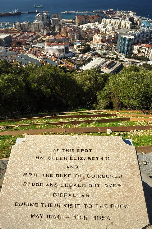 Andalusie - výhled od Military Heritage centre, Gibraltar 