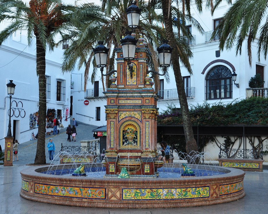Andalusie - Plaza de Espaňa, Vejer de la Frontera 