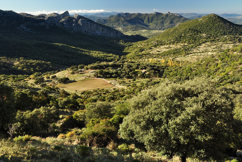 Andalusie - krajina mezi El Bosque a Grazalemou 