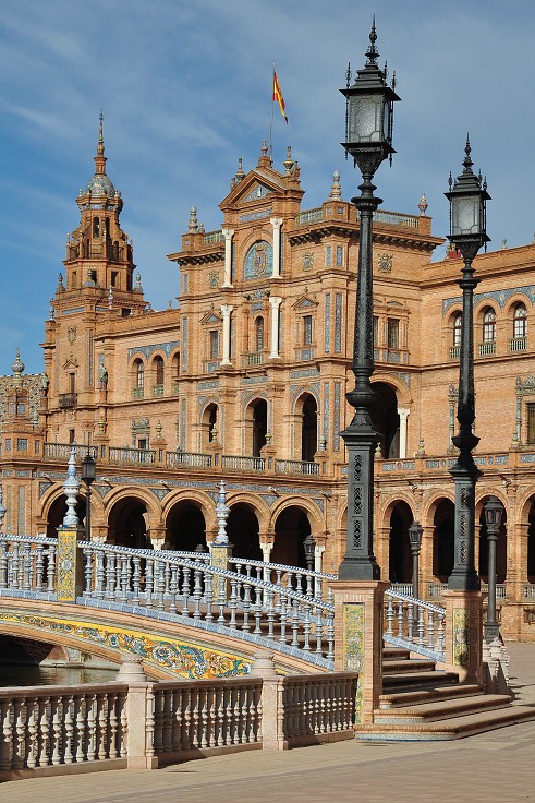Andalusie - Španělské náměstí, Sevilla 