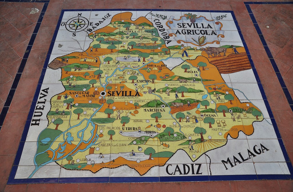 Andalusie - Španělské náměstí, Sevilla 