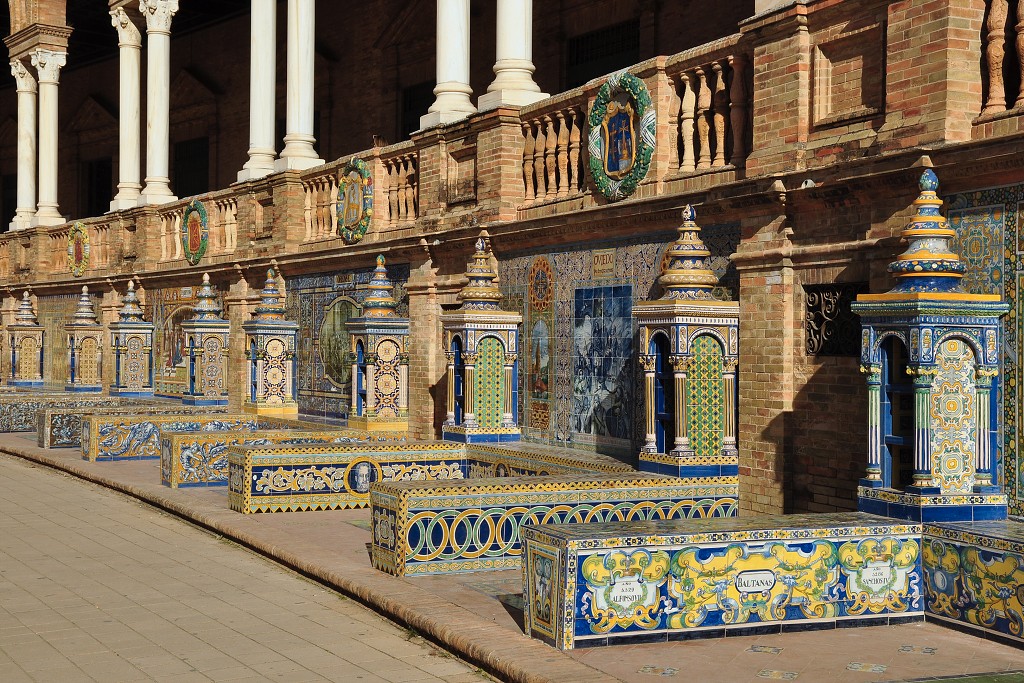 Andalusie - Španělské náměstí, Sevilla 