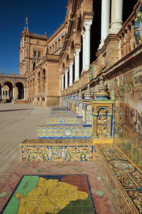 Andalusie - Španělské náměstí, Sevilla 