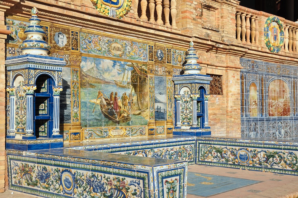 Andalusie - Španělské náměstí, Sevilla 