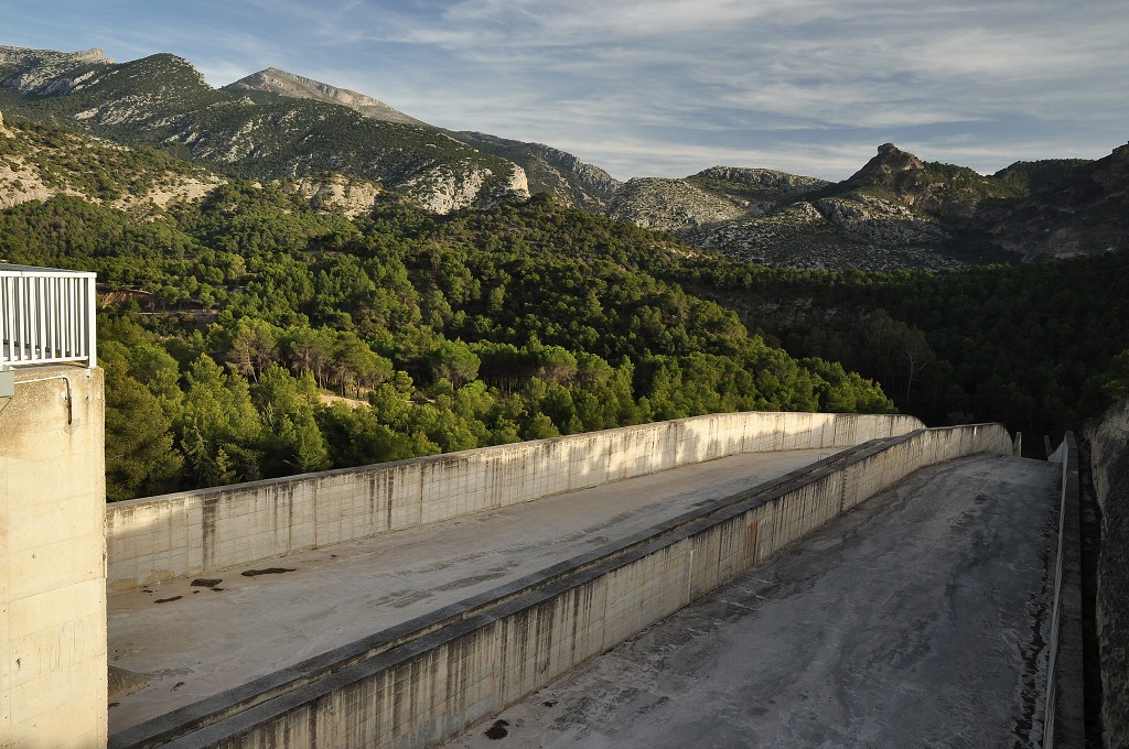 Andalusie - pod přehradou Guadalhorc, u El CHorro 