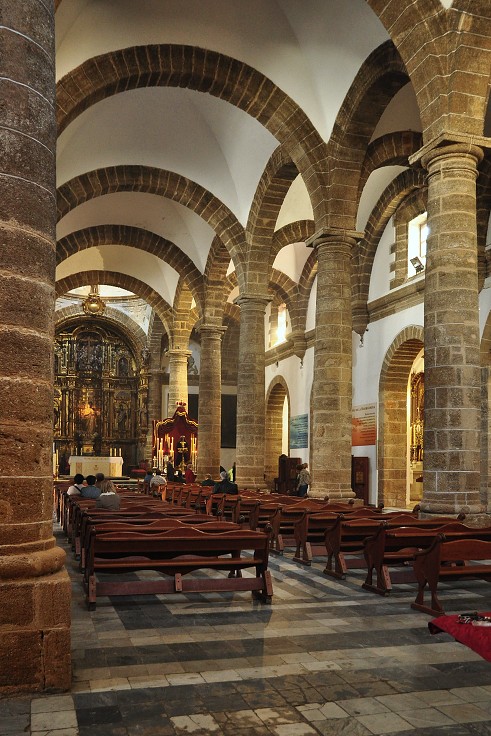 Andalusie - kostel z mešity Iglesia de Sta Cruz, Cádiz 