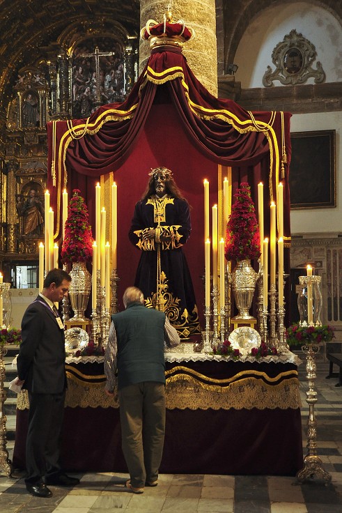 Andalusie - kostel z mešity Iglesia de Sta Cruz, Cádiz 