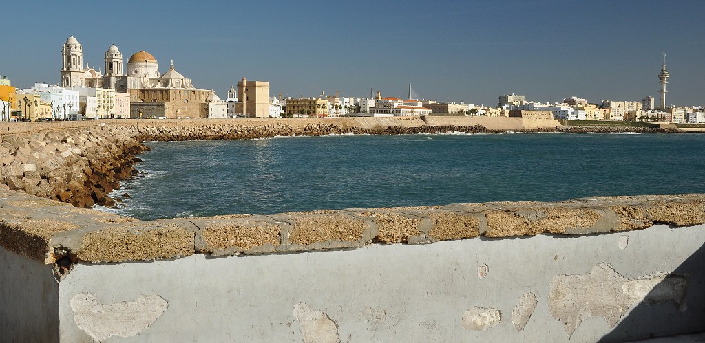 Andalusie - již. nábřeží Campo del Sur, Cádiz 