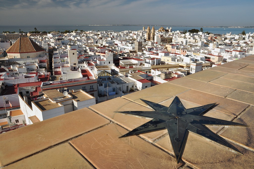Andalusie - Cádiz z věže Tavira 