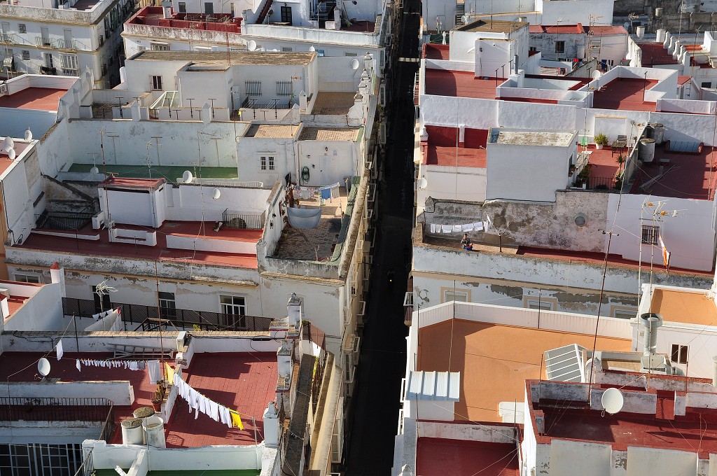 Andalusie - Cádiz z věže Tavira 