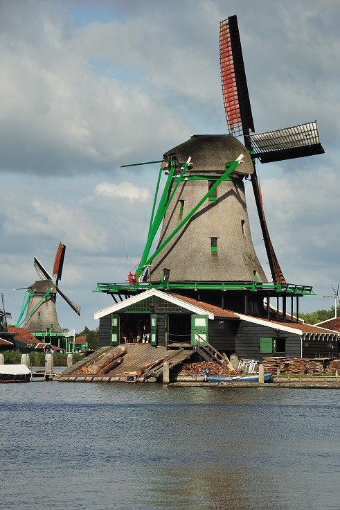 Benelux - mlýny Zaanse Schans, Zaandam 