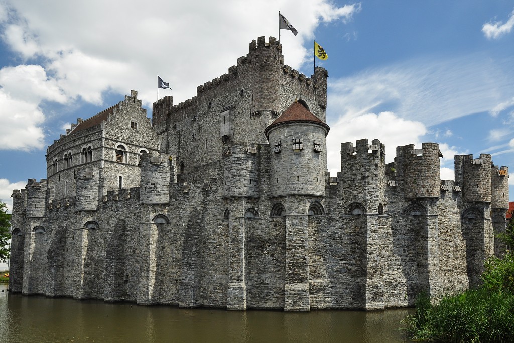Benelux - hrad Gravensteen, Gent, Belgie 