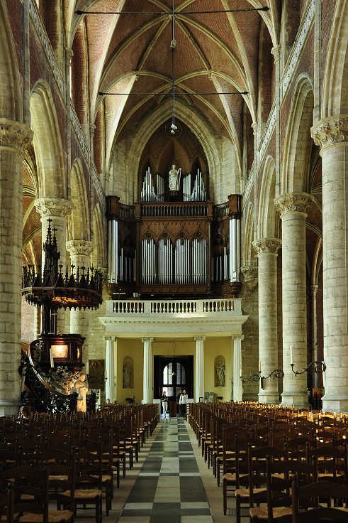 Benelux - kostel sv. Michaela, Gent, Belgie 