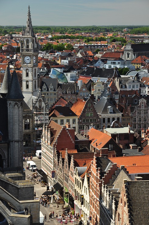 Benelux - Gent ze zvonice Belfort, Belgie 