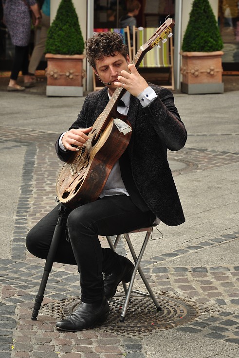 Benelux - v centru Luxembourgu, Lucembursko 