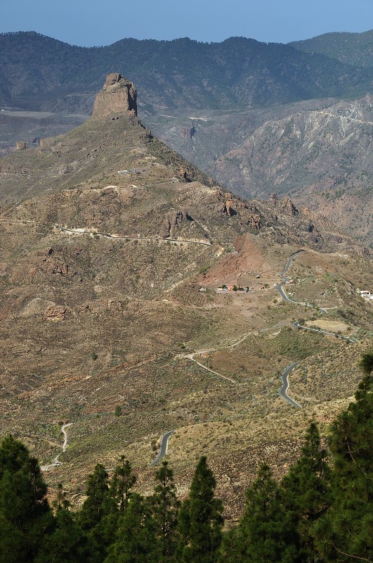Roque Bentaiga zpod  Roque Nublo 