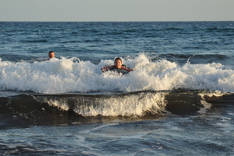 na Playa de San Agustín 