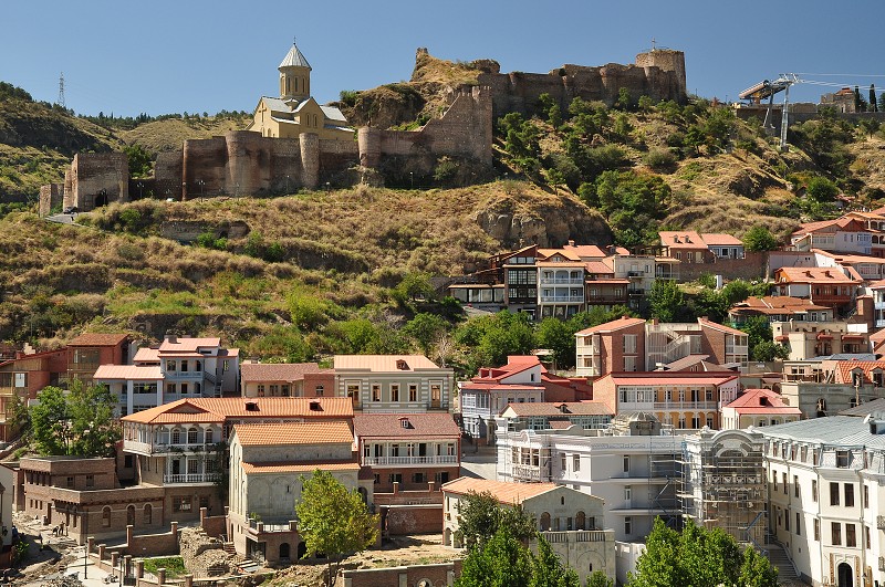 Kavkaz - Gruzie 2012 - Tbilisi - pevnost Narikala 