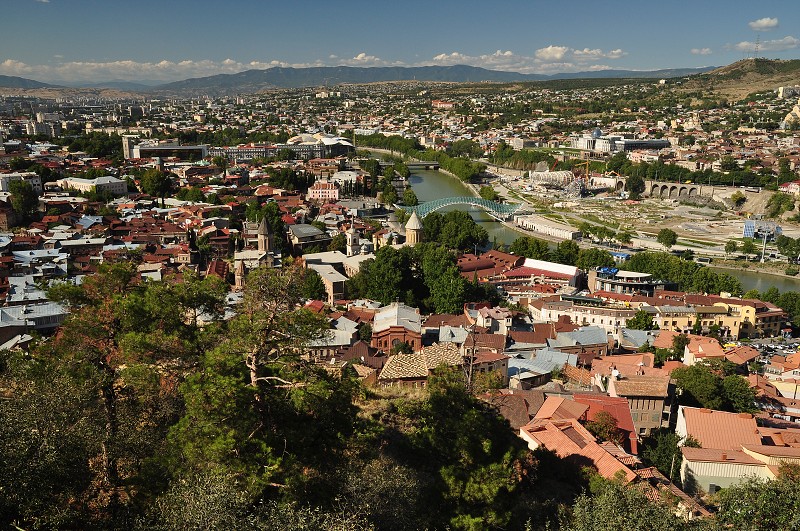 Kavkaz - Gruzie 2012 - Tbilisi - pohled od pevnosti Narikala 