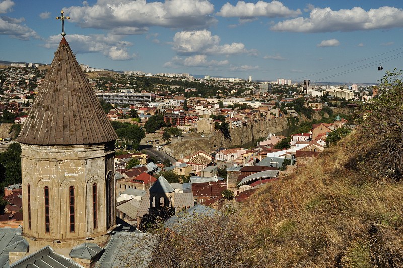 Kavkaz - Gruzie 2012 - Tbilisi - pohled na město 