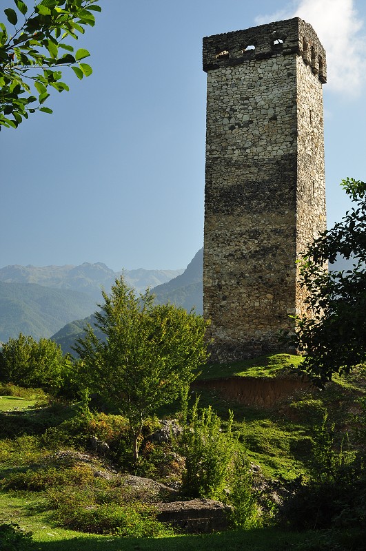 Kavkaz - Gruzie 2012 - Z Zugdidi do Svanetie 