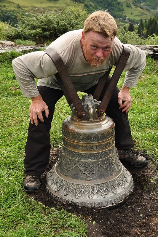 Kavkaz - Gruzie 2012 - kostel Lagurka /Kvirike church/ u Iprari 