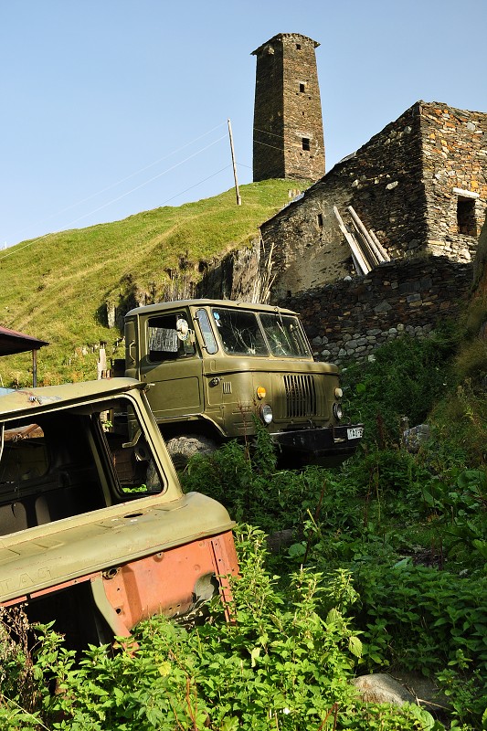Kavkaz - Gruzie 2012 - Čažaši - Ušguli 
