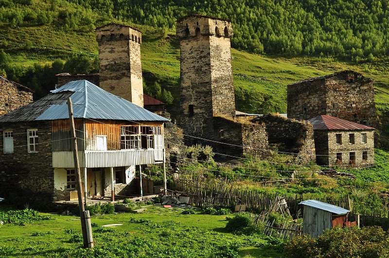 Kavkaz - Gruzie 2012 - Čažaši - Ušguli 