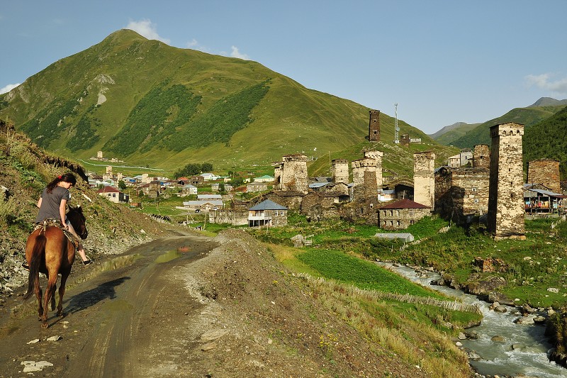 Kavkaz - Gruzie 2012 - Čažaši - Ušguli 