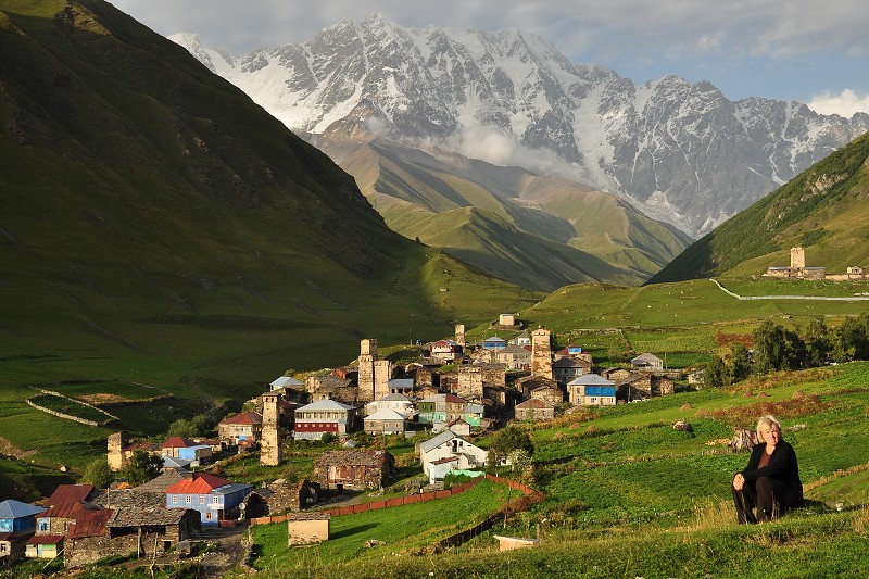 Kavkaz - Gruzie 2012 - Žibiani-Ušguli + masiv Šchara/5201 m 