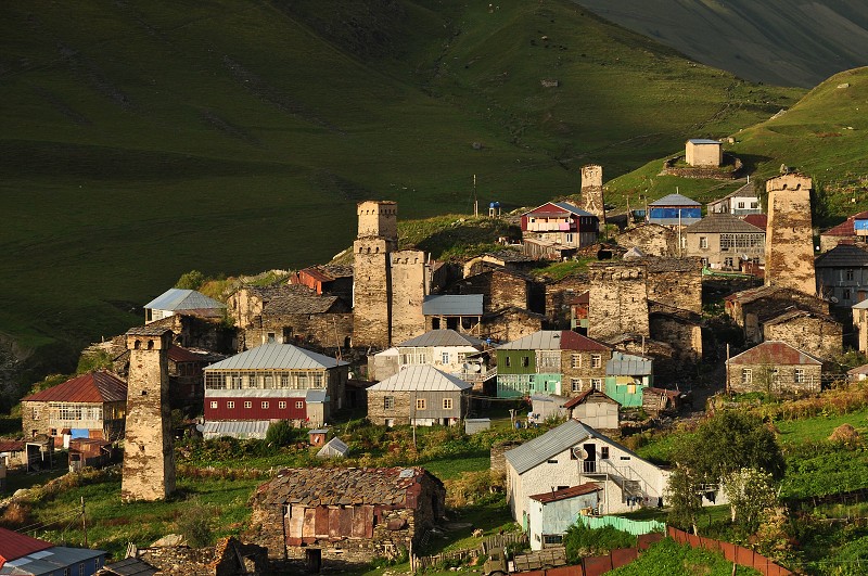 Kavkaz - Gruzie 2012 - Žibiani-Ušguli  