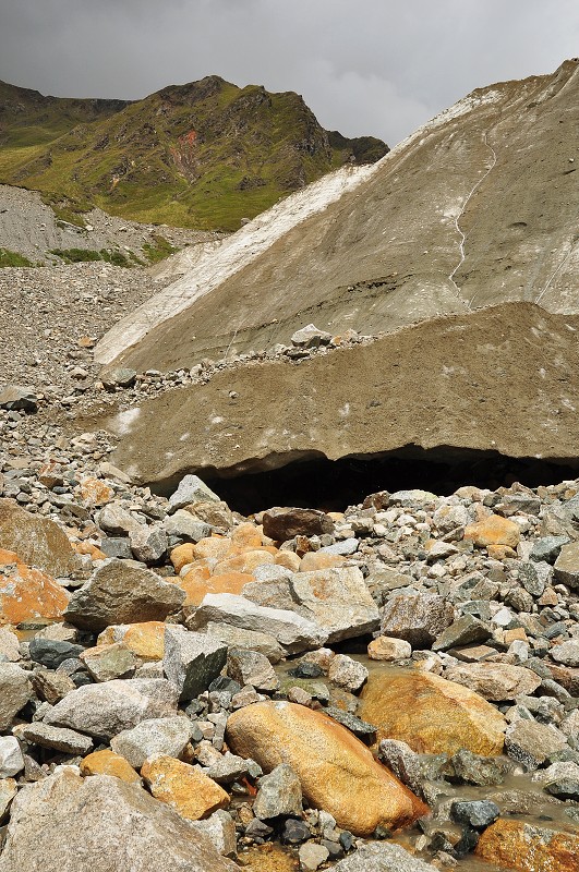 Kavkaz - Gruzie 2012 - ledovec - u Ušguli 