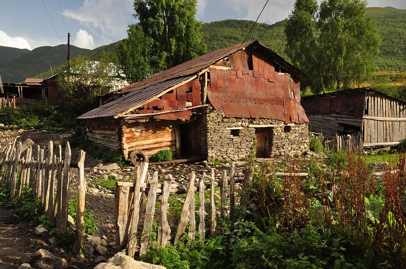 Kavkaz - Gruzie 2012 - Žibiani - Ušguli /2200m 