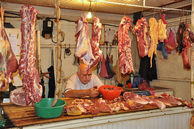 Kavkaz - Gruzie 2012 - tržnice,  Kutaisi 
