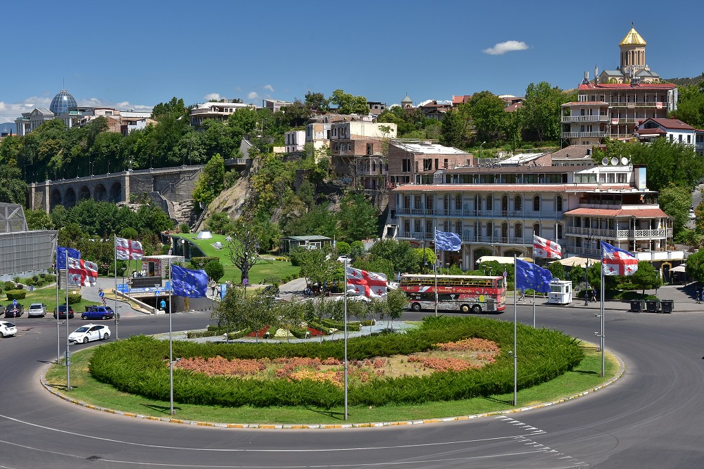 Gruzie - Tbilisi, poblíž lanovky 