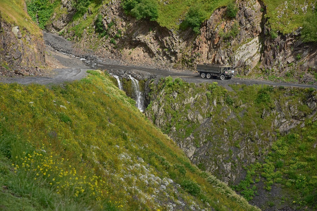 Gruzie - Tusheti road, Pshaveli - Omalo 