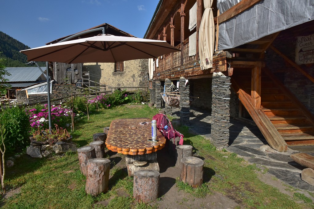 Gruzie - náš guesthouse, vesnice Diklo, Tušetie 