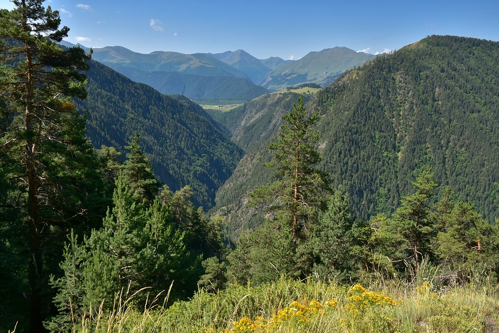 Gruzie - Z Diklo do Chigho, na obzoru Omalo 