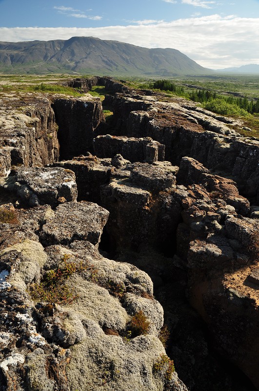 Island 2011 - Þingvellir- trhlina Almannagjá 