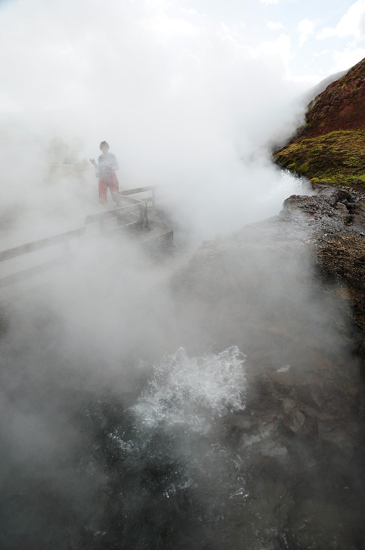 Island 2011 - termální pramen Deildartunguhver u Reykholtu 