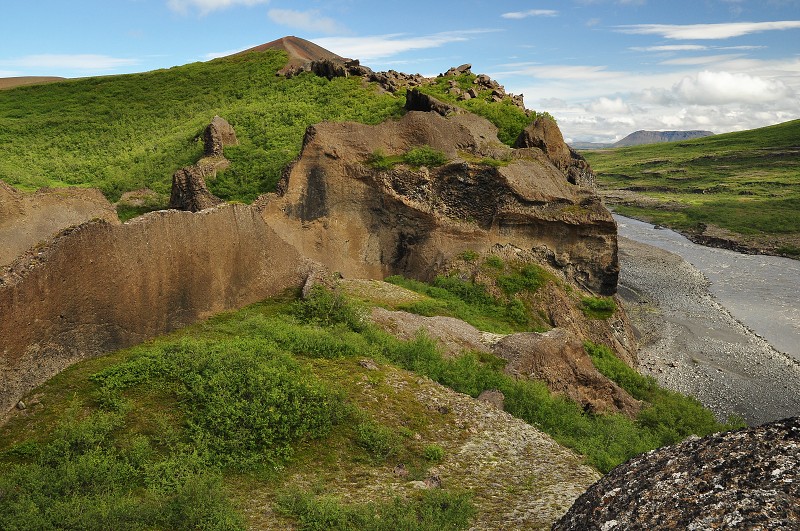 Island 2011 - Hljóðaklettar, Vesturdalur, n.p. Jökulsárgljúfur 