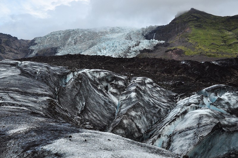 Island 2011 - splaz Virkisjökull, Vatnajökull 