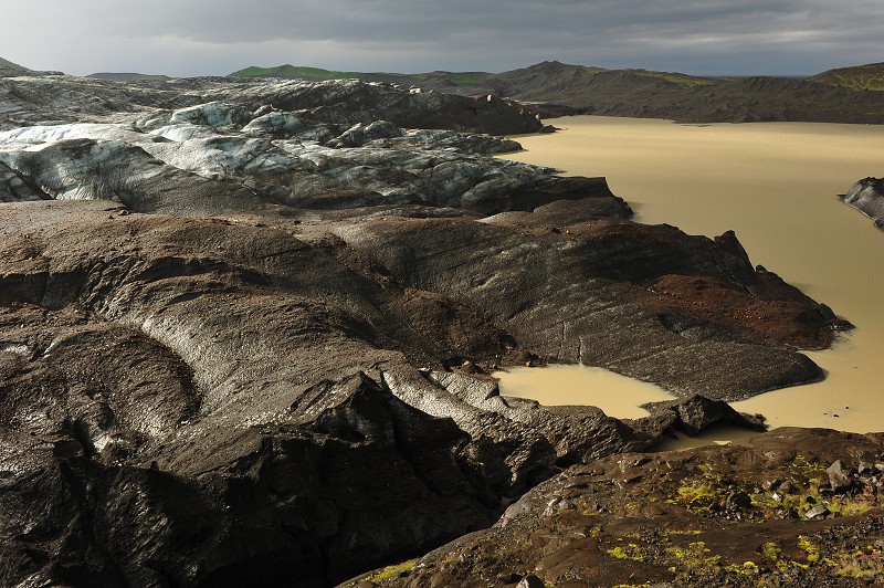 Island 2011 - splaz Svínafellsjökull, Vatnajökull 