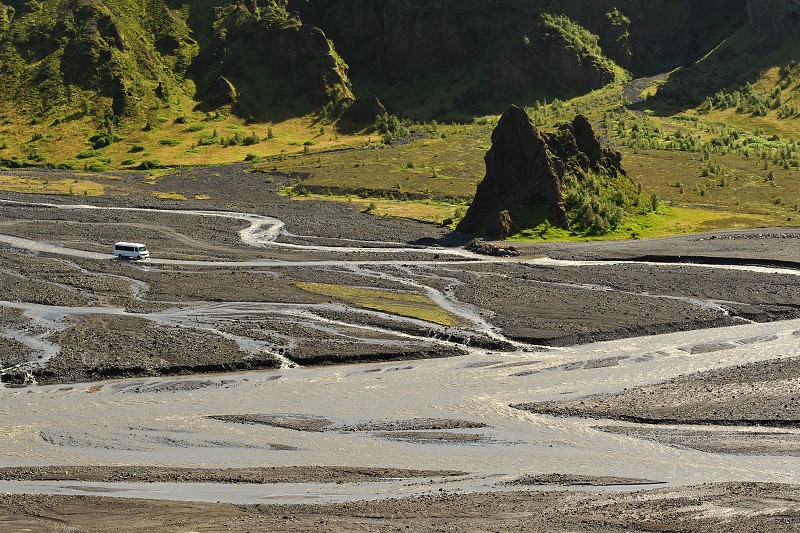 Island 2011 - Þórsmörk-údolí  ř. Krossá 