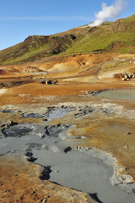 Island 2011 - geoterm. pole Seltún, poloostr. Reykjanes 